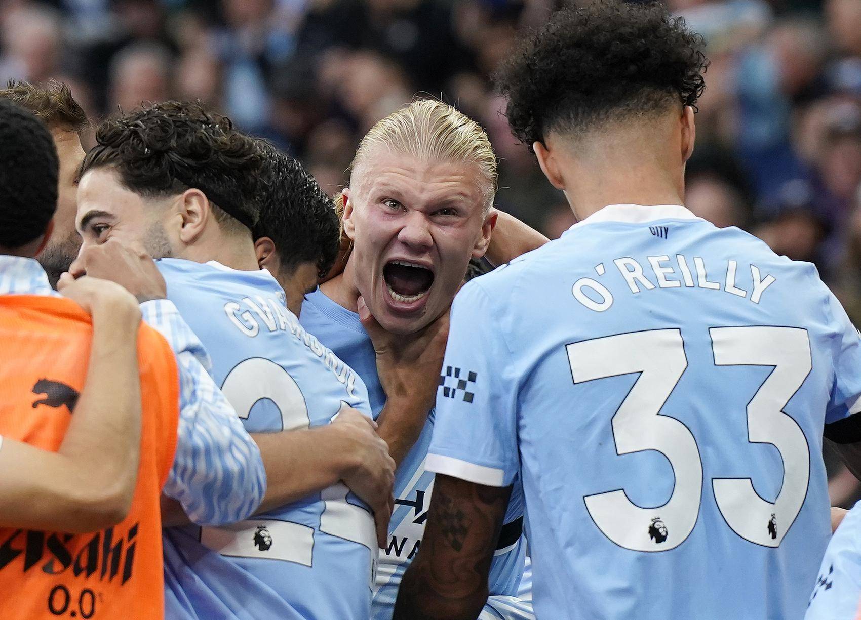 曼城赛前绝杀压哨，志在全明星赛名次提升，态度坚定，身体对抗强度拉满